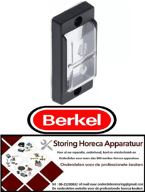 136348136 - Afdekkap inbouwmaat 35,5x74mm transparant kunststof BERKEL