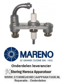 073411111 - Waakvlambrander kantelbare braadpan MARENO BRG94G