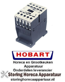 579380549 -Relais AC1 20A 230VAC (AC3/400V) 9A/4kW hoofdcontact 3NO hulpcontact 1NO Hobart