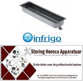 326694962 - Lekbak RVS L 365mm B 95mm H 45mm voor koeling INFRIGO