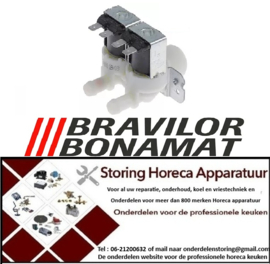 794370184 - Magneetventiel dubbel recht 230VAC ingang 3/4" uitgang 11,5mm t.max. 90°C  Bravilor-Bonamat