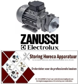 325501586 - Waspomp ingang ø 28mm uitgang ø 26mm type 220-240V 60Hz fasen 1 0,07kW L 270mm rotatierichting rechts Electrolux, Zanussi Professional