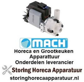 125500039 - Afvoerpomp ingang ø 24mm uitgang ø 24mm 190W 230V voor vaatwasser MACH