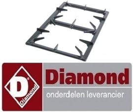 139.681.008.00 - Branderrooster passend voor gasfornuis DIAMOND G65/4F7T