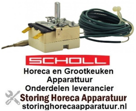 373375744 - Thermostaat t.max. 120°C - 1-polig 1NO 16A voeler ø 6mm voeler L 85mm SCHOLL