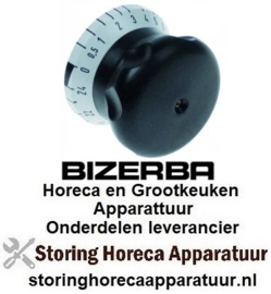 722S0009468 - Instelknop 0-24 ø 71mm as ø 18x13mm compleet voor snijmachine BIZERBA