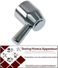 3874.0541.387 - Kraan hendelgreep voor bovendelen 1/2" koud-warmwater asafname ø 7,5mm aslengte H1 11mm type A1 H2 22mm