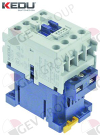 381208 - Relais AC1 32A 240VAC (AC3/400V) 16A/7,5kW hoofdcontact 3NO hulpcontact 1NO