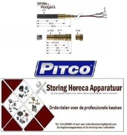 754103243 -Thermogenerator WHITE RODGERS L 36" - 915mm voeler ø 9mm voeler L 40mm 250-750mV Pitco