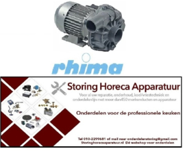 401499401 - Waspomp ingang ø 63mm uitgang ø 53mm type 2241.2715 230/400V 50Hz fasen 3 0,89kW vaatwasser RHIMA