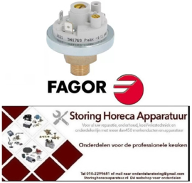 DRUKSCHAKELAAR FAGOR HORECA EN GROOTKEUKEN APPARATUUR REPARATIE RESERVE ONDERDELEN