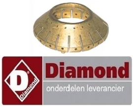 119.672.098.00 - Branderring voor branderdeksel ø 61mm voor gasfornuis DIAMOND G65/6BP11-EC