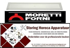 875693415 - Glasplaat L 697mm B 163mm rechthoekig Morreti Forni
