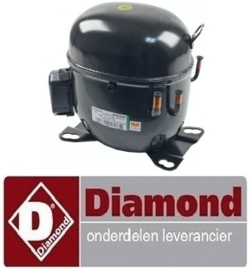 296605235 - Compressor koelmiddel R404a-R507 type 220-240V 50Hz voor insteek unit DIAMOND AN201-PED/A