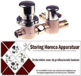 Kraan  kniebediening of pedaalbediening