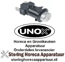 179301306 - Drukschakelaar tastend 1NO 250V 16A reset voor oven UNOX