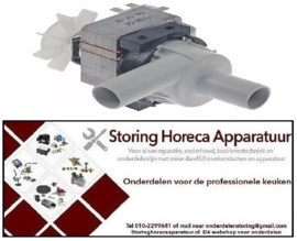 500500042 - Afvoerpomp ingang ø 24mm uitgang ø 24mm 230V 80W 50Hz HANNING type KD22B3-679