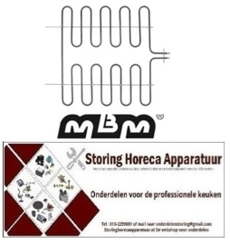 184419146 - Verwarmingselement voor oven 3800 Watt MBM