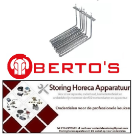 704418104 - Verwarmingselement 6000 Watt voor BERTOS friteuse