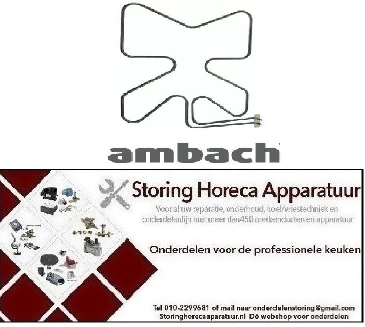134415860 - Verwarmingselement 1500W 400V  AMBACH