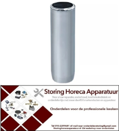 447515055 - Standpijp voor afvoer grootte 2" werklengte 170mm totale hoogte 190mm AD ø 50mm RVS