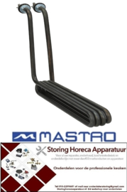 880415929 -Verwarmingselement 2500W 230V VC 1 L 293mm B 40mm H 205mm L1 23mm L2 270mm H1 165mm H2 40mm Mastro