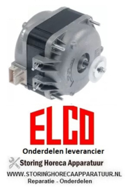 215.6018.91 - Ventilatormotor ELCO 16W 230V 50/60Hz lager glijlager aansluiting Plug In 1300/1550U/min