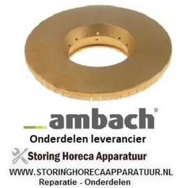 961104381 - Branderdeksel D ø 125mm  AMBACH