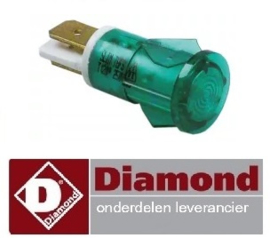 580A.080.09 - Signaal lamp groen DIAMOND BRET/2E-R