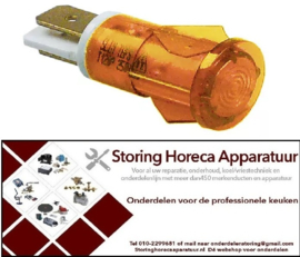 296359042 - Signaallamp ø 12 mm 230 V geel