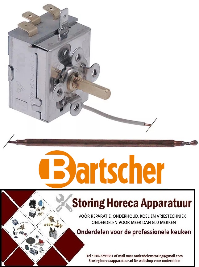 593390718 - Thermostaat instelbereik 300°C voor heteluchtoven BARTSCHER