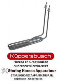 584415978 - Verwarmingselement 3000W 230V voor friteuse L 288mm B 48mm H 243mm H1 205mm H2 38mm KUPPERSBUSCH