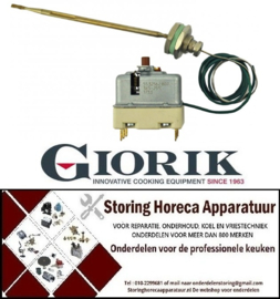 900375628 - Maximaalthermostaat uitschakeltemp. 350°C 3-polig 20A voeler ø 4mm voeler L 120mm pijp ø 900mm Giorik