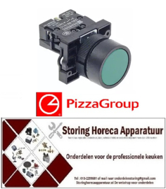 4378301060 - Drukschakelaar tastend inbouwmaat ø22mm 1NO PIZZA-GROUP