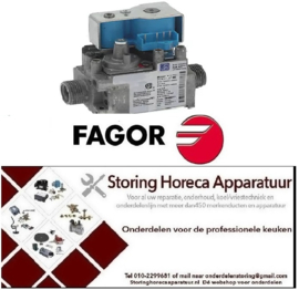 255 107926 -Gasventiel type gasingang 3/4" gasuitgang 3/4" SIT drukbereik 0,5-12mbar 50Hz 230V FAGOR