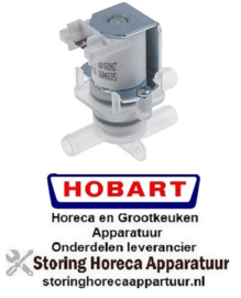 111370641 -Magneetventiel 220-240VAC uitgang 10mm kunststof ingang 10mm Hobart