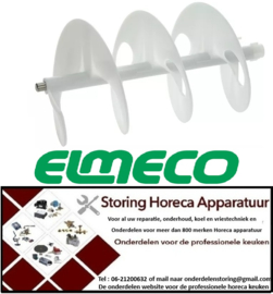 1211719058 - Wormwiel GRANITA MACHINE SCROLL ø 138x290 mm ELMECO