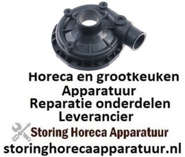 165521531 - Waspompdeksel ALBA PUMPS (C&A) ingang ø 45mm uitgang ø 40mm draairichting rechts ø 153mm