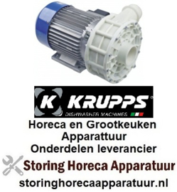 405500951 - Waspomp ingang ø 62mm uitgang ø 49mm type MEC80.T200SX 230/400V 50Hz fasen 3 1,5kW KRUPPS