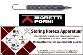 179700492 -Trekveer ø 20mm totale lengte 230mm draad ø 2,8mm L1 125mm L2 55mm L3 50mm pizzaoven Morreti