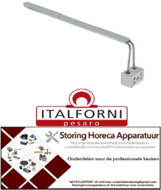 280379801 - Temperatuurvoeler thermokoppel kabel keramiek voeler -50 tot +750°C kabel -100 tot +1300°C  ITALFORNI
