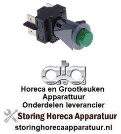 129345462 -Drukschakelaar tastend inbouwmaat ø16mm rond groen 2NO 250V 16A aansluiting vlaksteker 6,3mm ATA