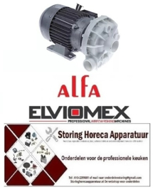 337500710 -Waspomp ingang ø 45mm uitgang ø 40mm type 1217/A 230V 50Hz fasen 1 0,56kW 0,75PS L 295mm ALFA