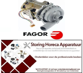 183499075 -Pomp ingang ø 38mm uitgang ø 38mm type 2/123 FA31 230V 60Hz fasen 1 0,59kW L 240mm FAGOR