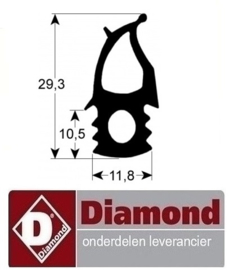 8330C1477 - Deurrubber DIAMOND SDE/10-CL