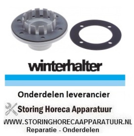 343502124 - Afvoerventiel slang ø DN40mm met pakking  WINTERHALTER