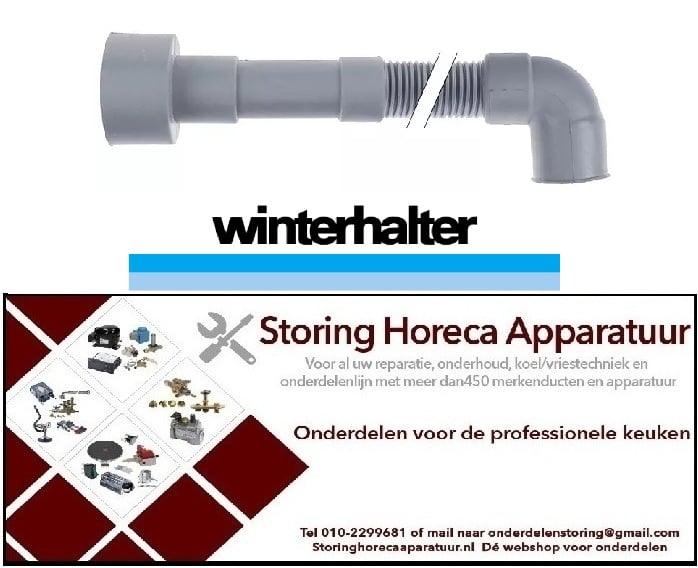 849530064 -Afvoerslang L 1500mm recht ø binnen 19/23/40mm voor Winterhalter