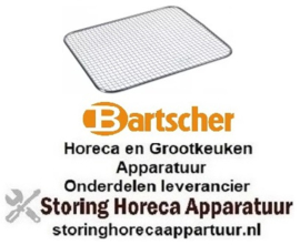 179970743 - Kruimelzeef L 245mm B 205mm H 5mm staal verchroomd voor friteuse BARTSCHER