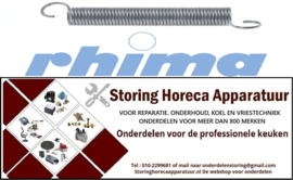 465517259 - Trekveer ø 15,3mm totale lengte 130mm draad ø 2mm voor deur vaatwasser RHIMA