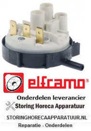 145541006 - Pressostaat drukbereik 60/20mbar aansluiting 6mm ø 58mm vaatwasser ELFRAMO